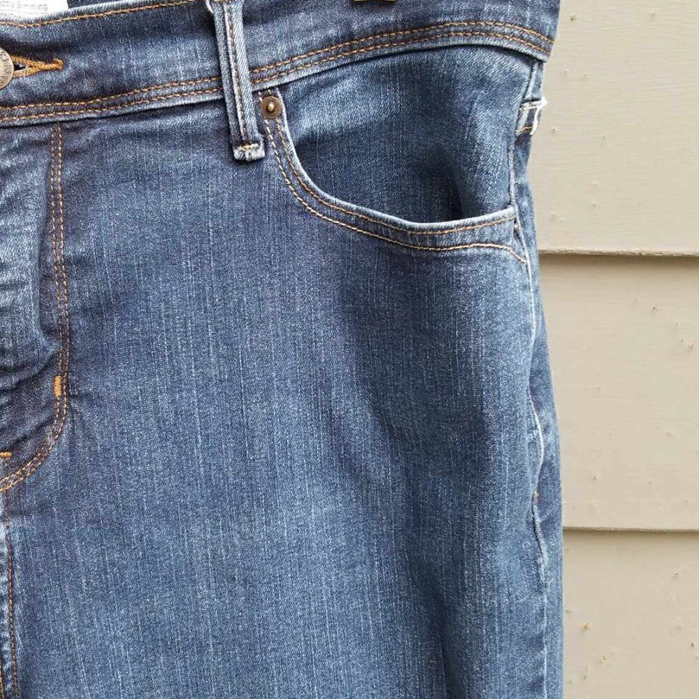 Levis 512 Perfectly Slimming Straight Leg Jeans size 16M - Picture 9 of 12